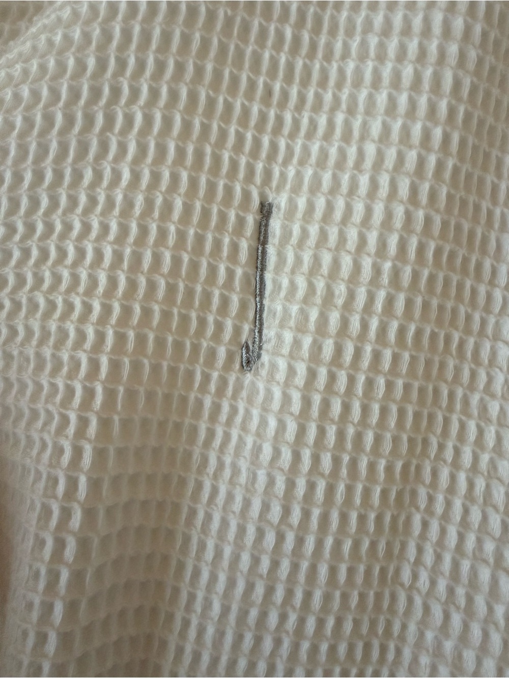 NWOT Pottery Barn Waffle Weave Resort Robe “J” Monogram - Picture 3 of 4
